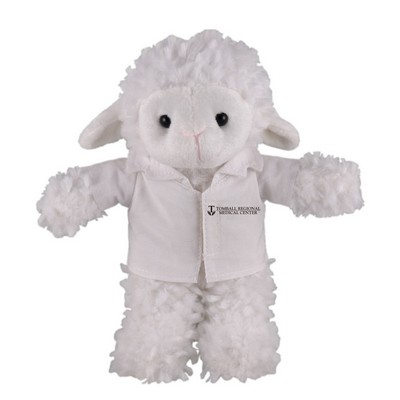 Soft Plush Stuffed Sheep in doctor's jacket.