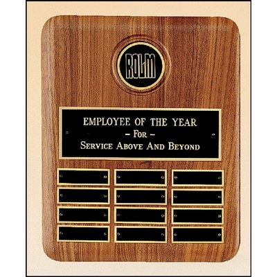 Solid Walnut Perpetual Plaque (10.5" x 13")