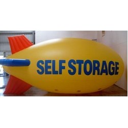 PVC Helium Tethered Blimp 6' x 16' Full-Digital Imprint