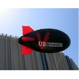 Rigid-Fin Blimp (3-Color Imprint, 2 Locations) (6'Dia. x 16'L )