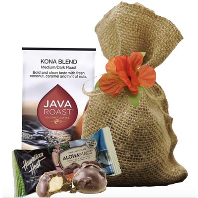 Hawaiian Snack Sampler Jute Bag