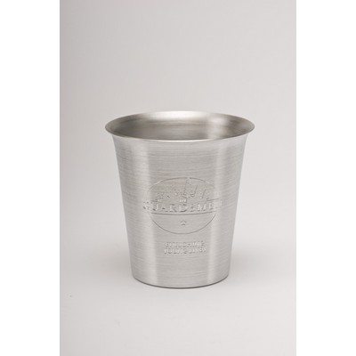 8 Oz. Stainless Steel Look Juice Cup