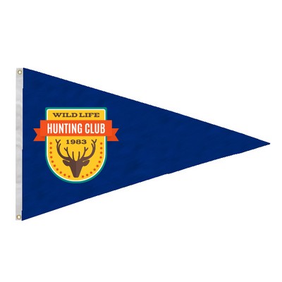 30" x 48" Pennant Flag - Single Sided