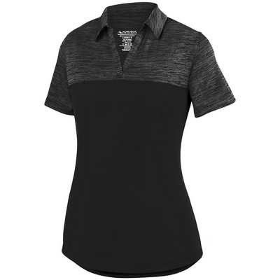 Augusta Ladies' Shadow Tonal Heather Polo