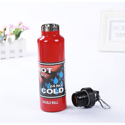 17 Oz. Double Wall Stainless Steel Sport Bottle