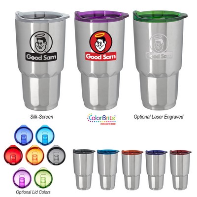 27 Oz. Moby Stainless Steel Tumbler W/Custom Box