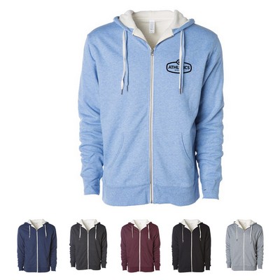 Branded Hoodie With Zippered Closure