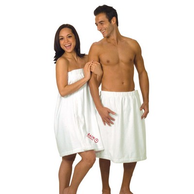 Bath Wrap - Ladies, 28" Terry Velour w/Elastic Velcro® Closure (Embroidered)