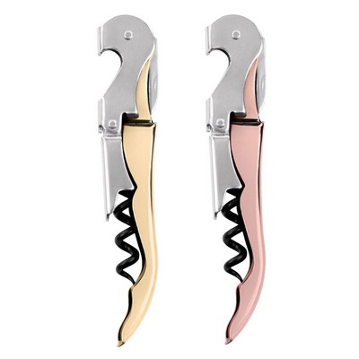 Truetap™ Plated Double Hinged Waiter's Corkscrew