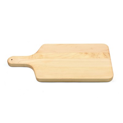 Large Maple Wood Cheese Board with Handle