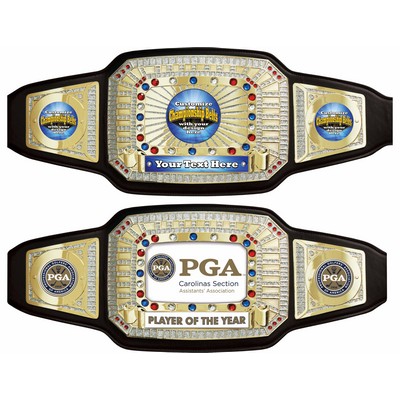 Vibraprint™ Express Championship Black Award Belt