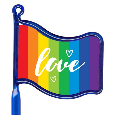 Inkbend Standard Billboard Pen w/ Rainbow Love Flag Stock Insert