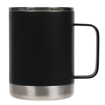 12oz Matte Black Camp Mug w/ Slide Lid