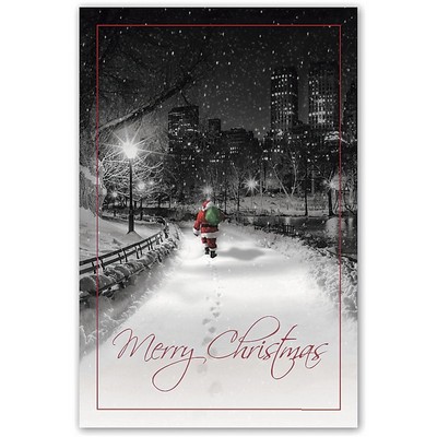 Midnight Santa Holiday Postcards