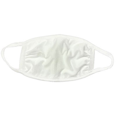 White Cotton Custom Face Mask (Sea Shipping)