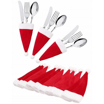 Christmas Santa Hat Cutlery Cover