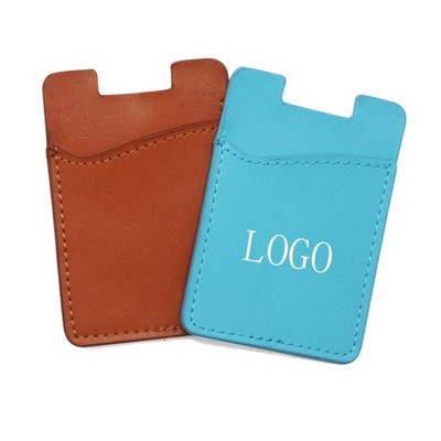 PU Leather Cell Phone Wallet Pocket