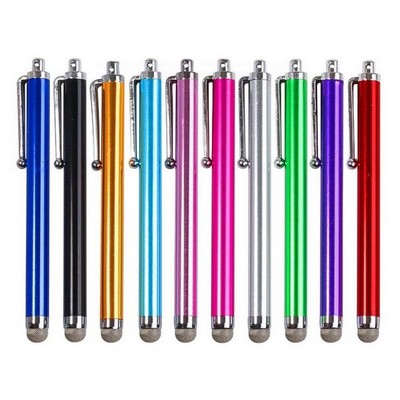 Lightweight Stick Stylus Pen w/Clip