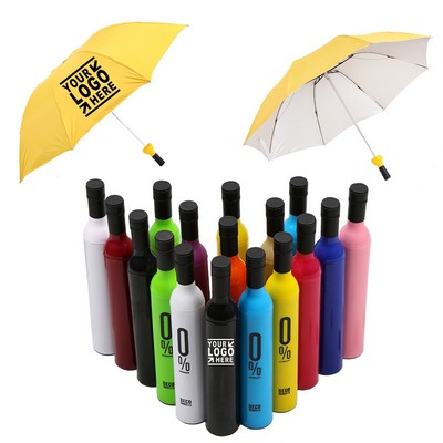 Wine Bottle Shape Umbrella