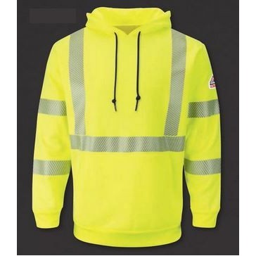 Hi-Visibility Pullover Hooded Fleece Sweatshirt