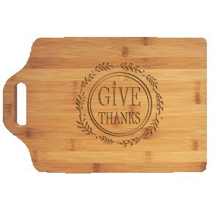 Bamboo Cutting Board w/Handle (15"x11")