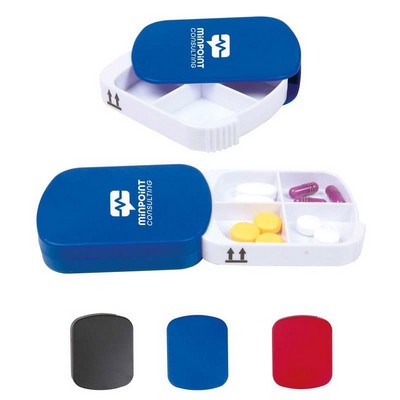 4 Compartment Pill Case