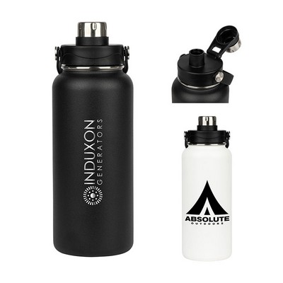 Neptune 34 oz. Double Wall Stainless Steel Water Bottle