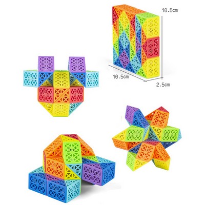 36 Wedges Hollow Rainbow Ruler