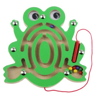 Wooden Maze Game Frog