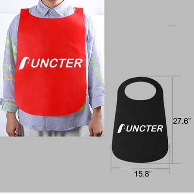 15.8" x 27.6" Non-Woven Waterproof Apron Hairdressing Bib Disposable Adult Apron Restaurant Apron