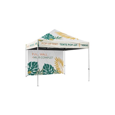 Pop-up Tent Full Wall 10 ft 1-Sided Printing