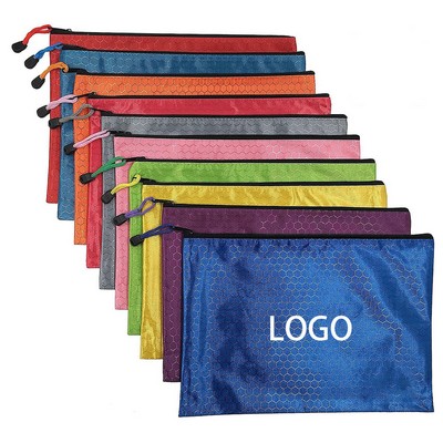 Waterproof Zipper A4 File Bag