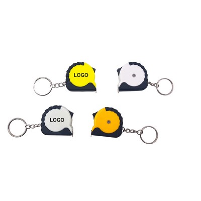 Retractable Measure Tape With Keychain