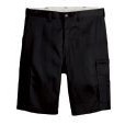 Dickie's® Men's Industrial Cotton Cargo Shorts - Black