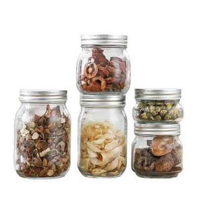 Wide Mouth Glass Jars with Lid