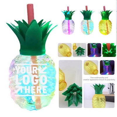 Pineapple Shaped Plastic Drinking Cup