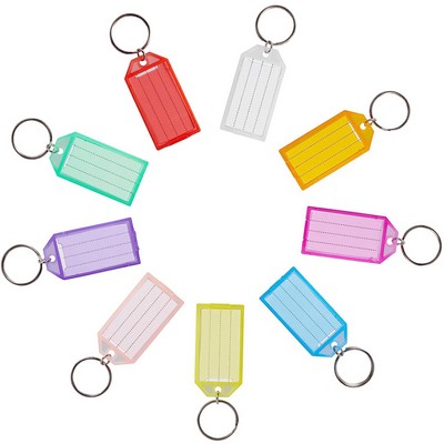 Plastic Key Chain Tag