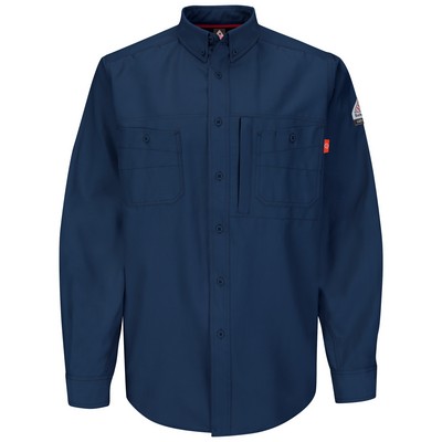 Bulwark™ iQ Series® Men's Endurance Uniform Shirt - Navy Blue