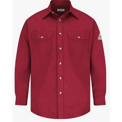 Bulwark™ Men's Snap-Front Uniform Shirt - Red