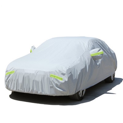 PEVA Size #2L Silver Weatherproof Car Cover