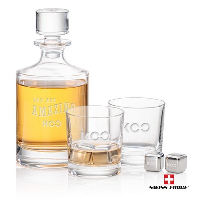 Whitlock Decanter Set & Ice Cubes