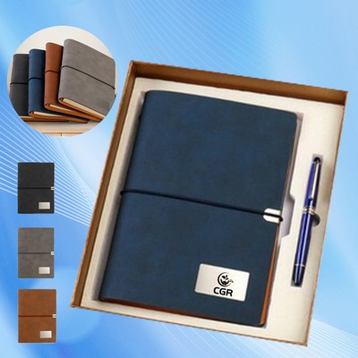 Eco-Friendly Leather Journal Set