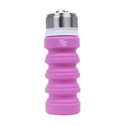 Foldable Silicone Sports Water Bottle