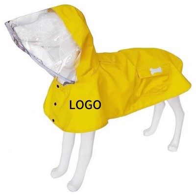 Adjustable Reflective Lightweight Pet Raincoat