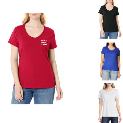 Women's Short Sleeve V-Neck T-Shirt