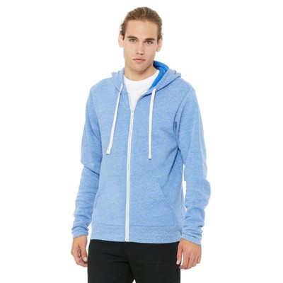 Bella Unisex Triblend Sponge Fleece Full-Zip Hoodie