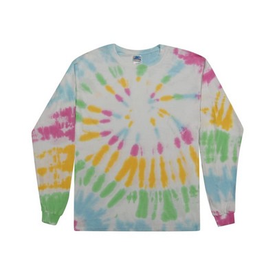 Tie-Dye 5.4 Oz., 100% Cotton Long-Sleeve Tie-Dyed T-Shirt