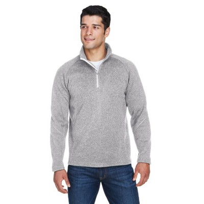 Devon & Jones Adult Bristol Sweater Fleece Quarter-Zip