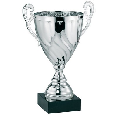 Silver Trophy Cup 13" H