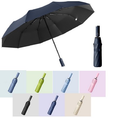 24 Ribs Travel Essentials Umbrella Windproof Collapsible